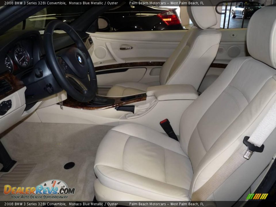 2008 BMW 3 Series 328i Convertible Monaco Blue Metallic / Oyster Photo #20