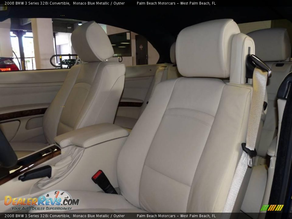 2008 BMW 3 Series 328i Convertible Monaco Blue Metallic / Oyster Photo #21