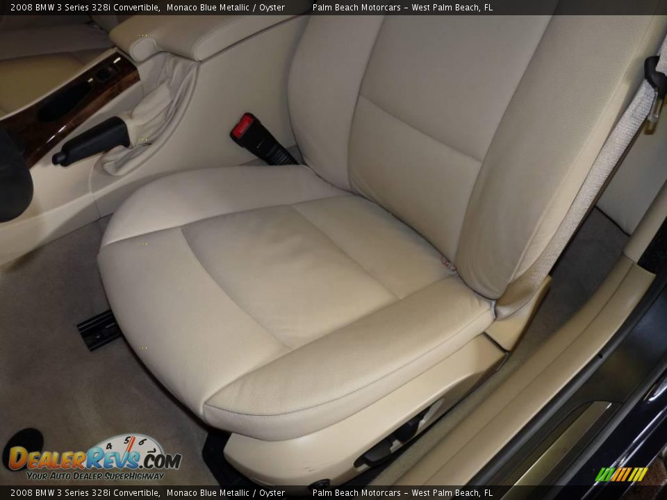 2008 BMW 3 Series 328i Convertible Monaco Blue Metallic / Oyster Photo #22