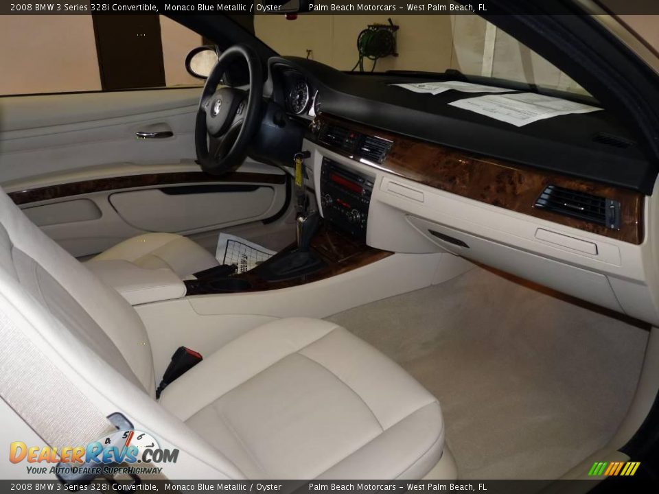 2008 BMW 3 Series 328i Convertible Monaco Blue Metallic / Oyster Photo #25