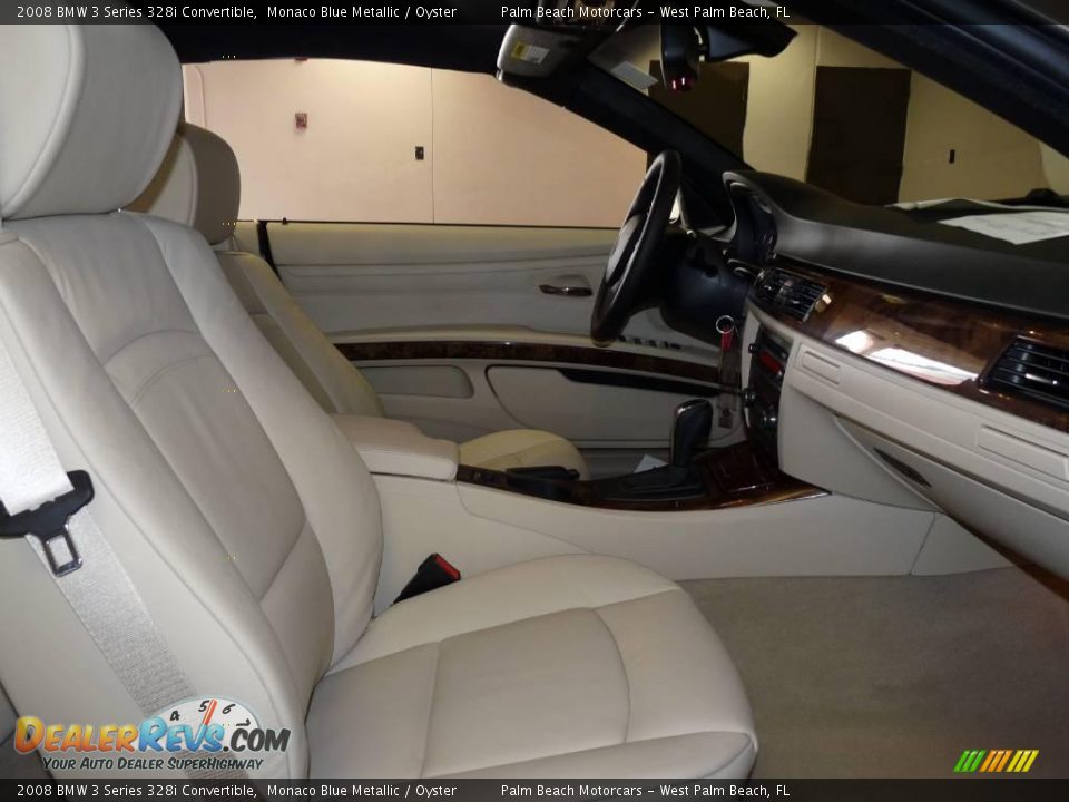 2008 BMW 3 Series 328i Convertible Monaco Blue Metallic / Oyster Photo #26