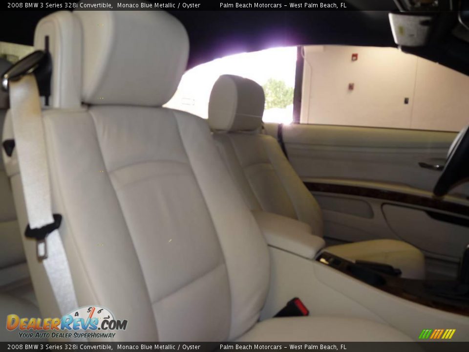 2008 BMW 3 Series 328i Convertible Monaco Blue Metallic / Oyster Photo #27