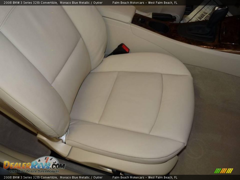 2008 BMW 3 Series 328i Convertible Monaco Blue Metallic / Oyster Photo #28