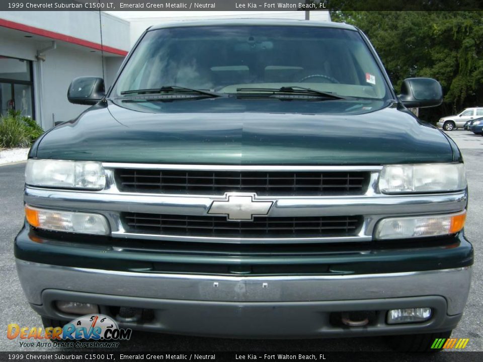 1999 Chevrolet Suburban C1500 LT Emerald Green Metallic / Neutral Photo #8