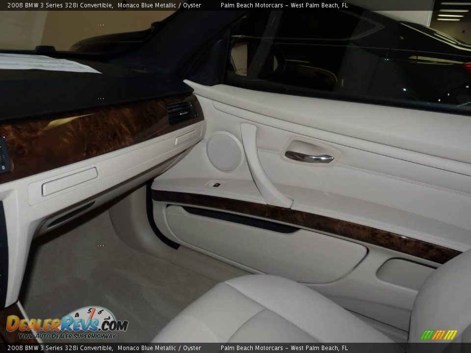 2008 BMW 3 Series 328i Convertible Monaco Blue Metallic / Oyster Photo #29