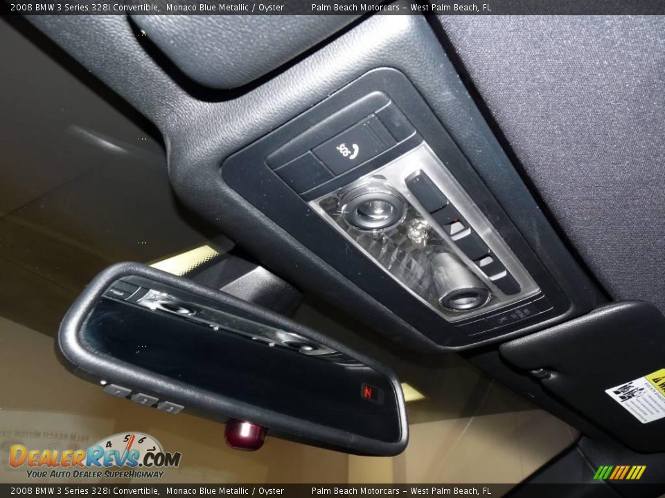 2008 BMW 3 Series 328i Convertible Monaco Blue Metallic / Oyster Photo #32