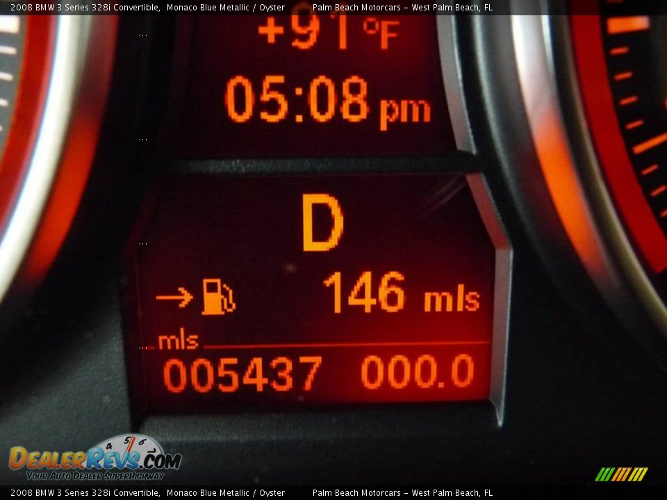 2008 BMW 3 Series 328i Convertible Monaco Blue Metallic / Oyster Photo #36