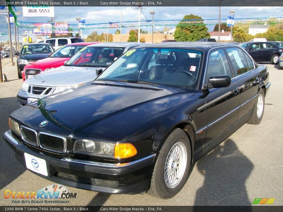 1998 BMW 7 Series 740iL Sedan Black II / Black Photo #1