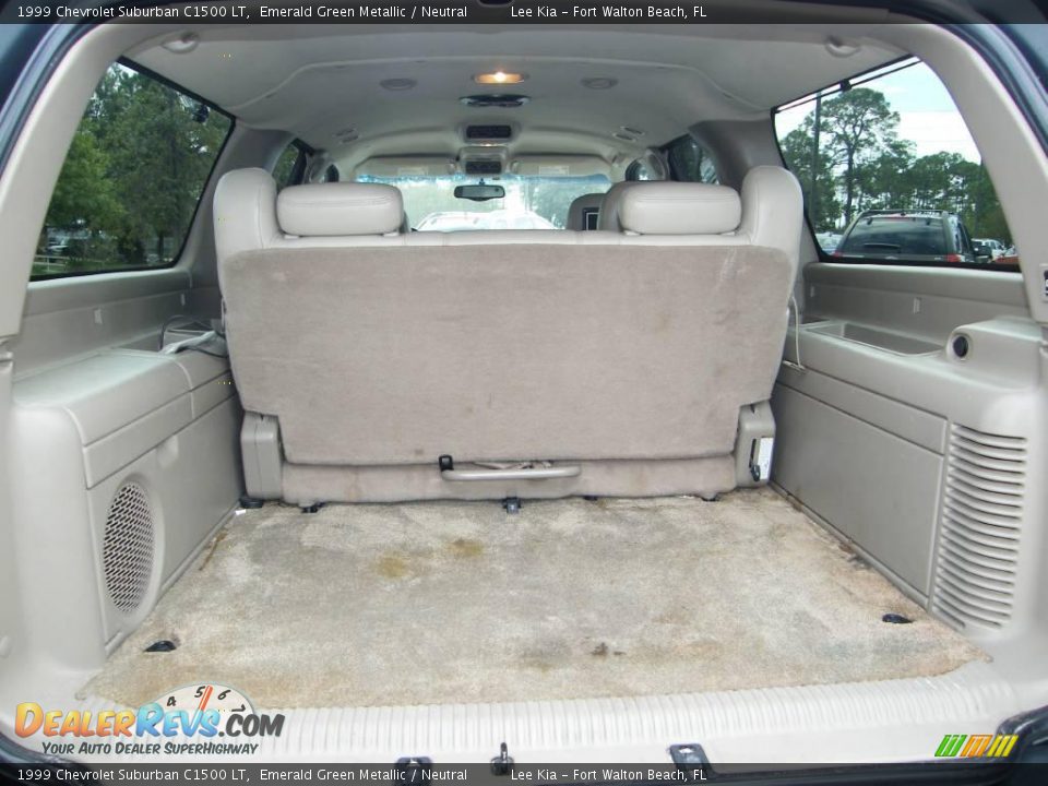 1999 Chevrolet Suburban C1500 LT Emerald Green Metallic / Neutral Photo #27