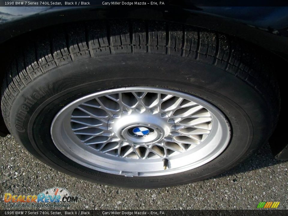 1998 BMW 7 Series 740iL Sedan Black II / Black Photo #8