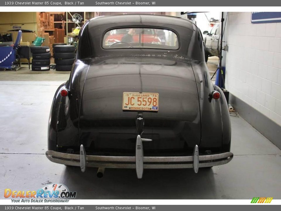 1939 Chevrolet Master 85 Coupe Black / Tan Photo #4