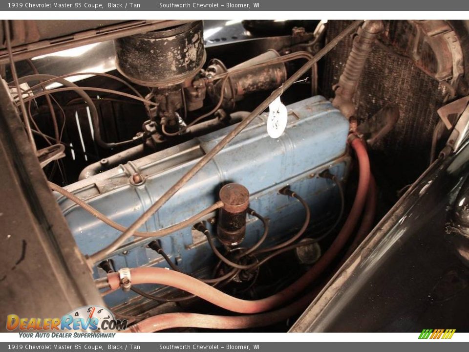 1939 Chevrolet Master 85 Coupe Black / Tan Photo #10