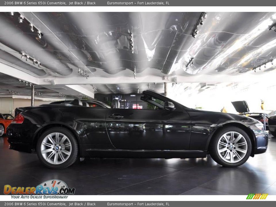 2006 BMW 6 Series 650i Convertible Jet Black / Black Photo #25