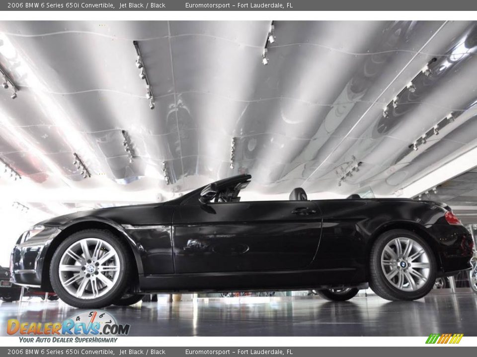 2006 BMW 6 Series 650i Convertible Jet Black / Black Photo #28