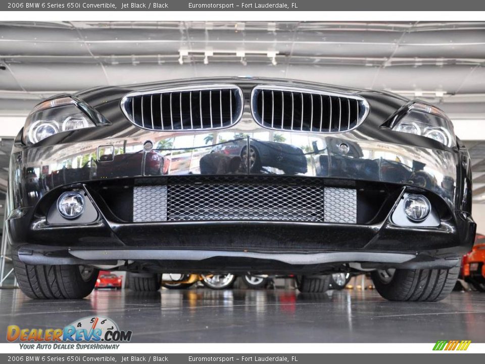 2006 BMW 6 Series 650i Convertible Jet Black / Black Photo #34