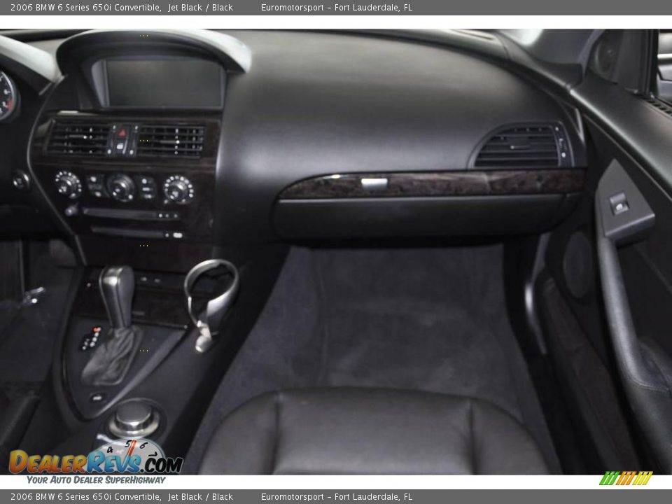 2006 BMW 6 Series 650i Convertible Jet Black / Black Photo #35