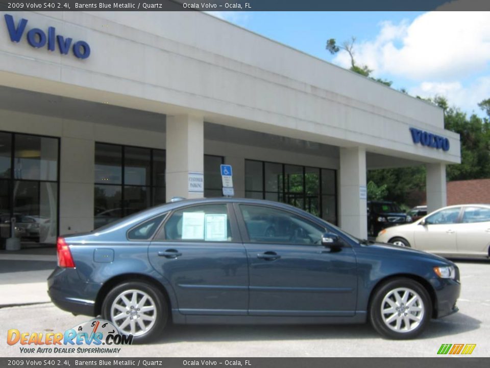 2009 Volvo S40 2.4i Barents Blue Metallic / Quartz Photo #2