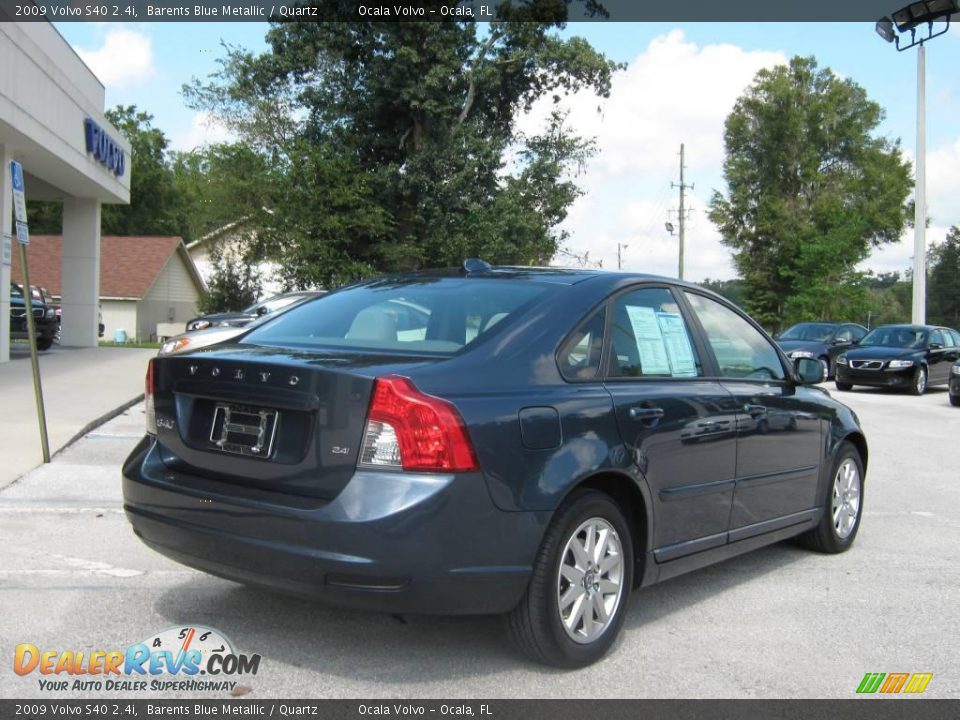 2009 Volvo S40 2.4i Barents Blue Metallic / Quartz Photo #3