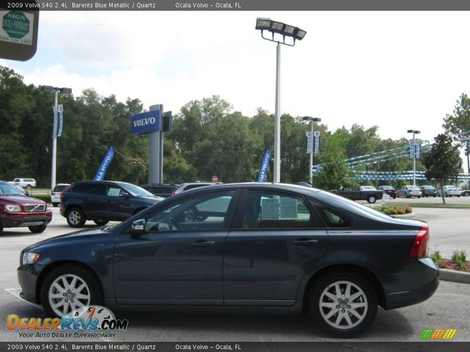 2009 Volvo S40 2.4i Barents Blue Metallic / Quartz Photo #6