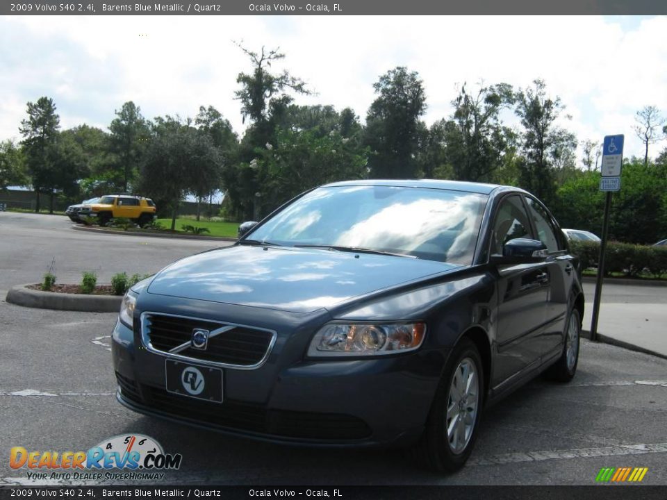 2009 Volvo S40 2.4i Barents Blue Metallic / Quartz Photo #7