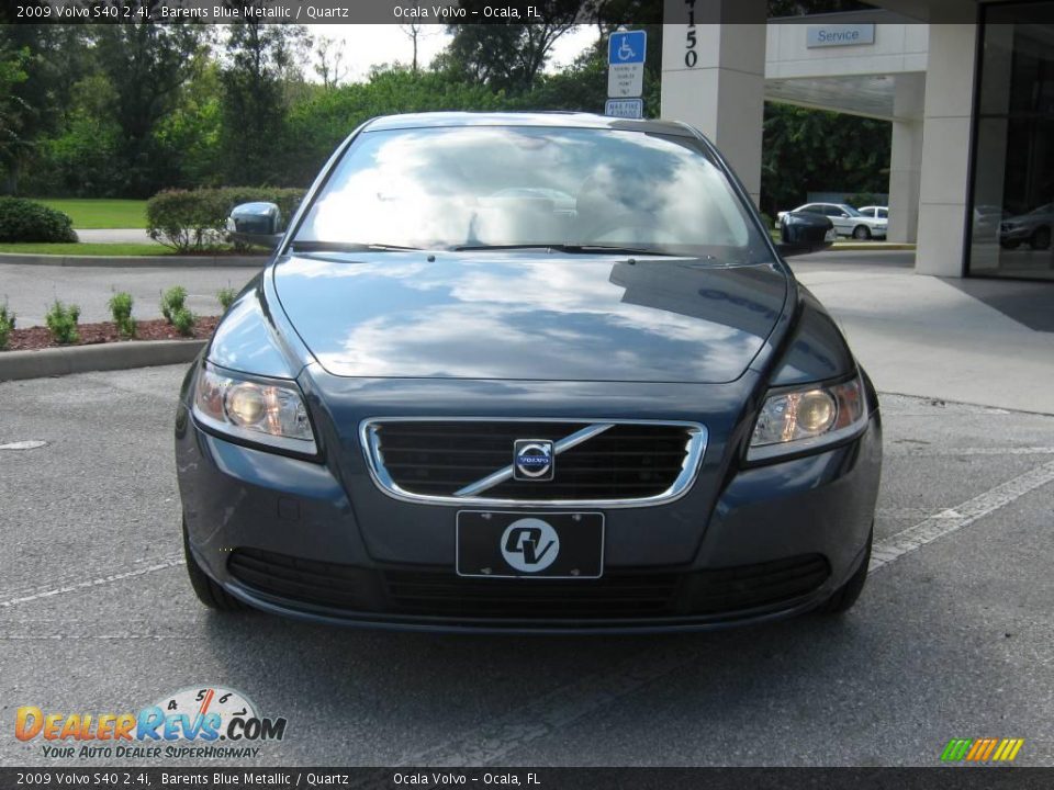 2009 Volvo S40 2.4i Barents Blue Metallic / Quartz Photo #8