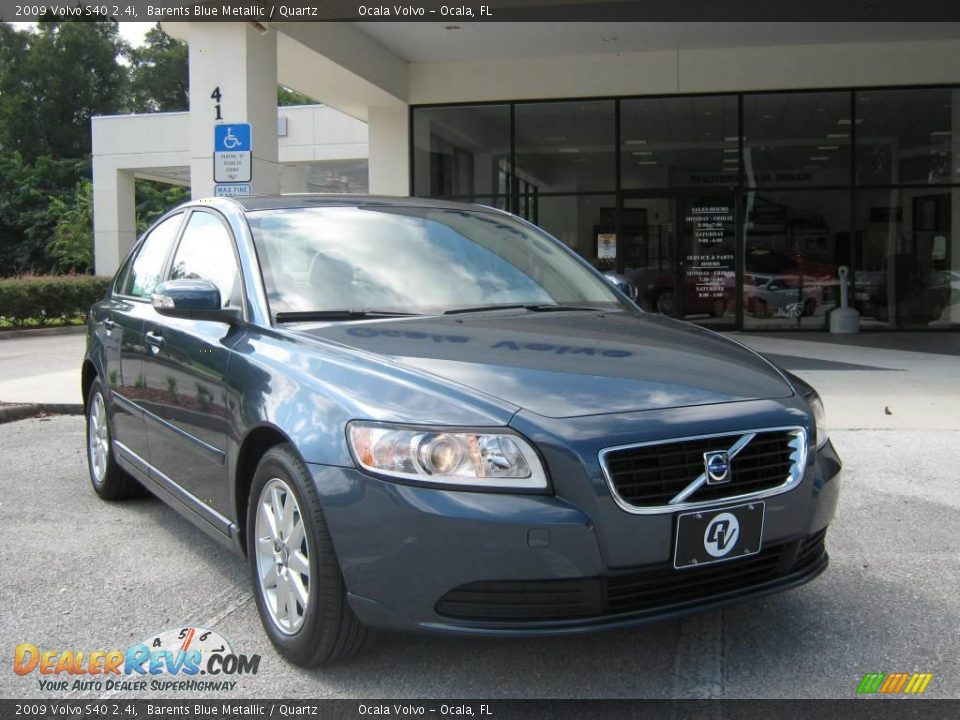 2009 Volvo S40 2.4i Barents Blue Metallic / Quartz Photo #9