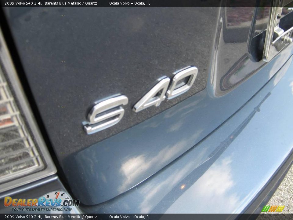 2009 Volvo S40 2.4i Barents Blue Metallic / Quartz Photo #10