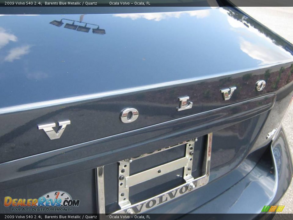 2009 Volvo S40 2.4i Barents Blue Metallic / Quartz Photo #11