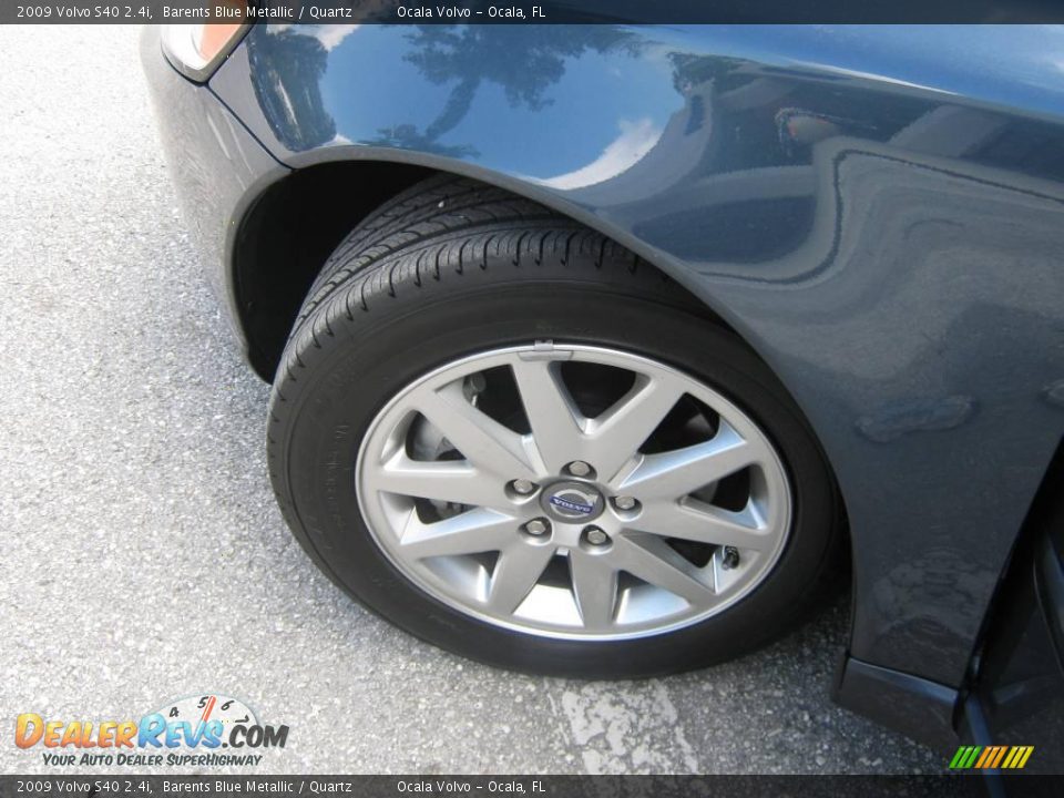 2009 Volvo S40 2.4i Barents Blue Metallic / Quartz Photo #13
