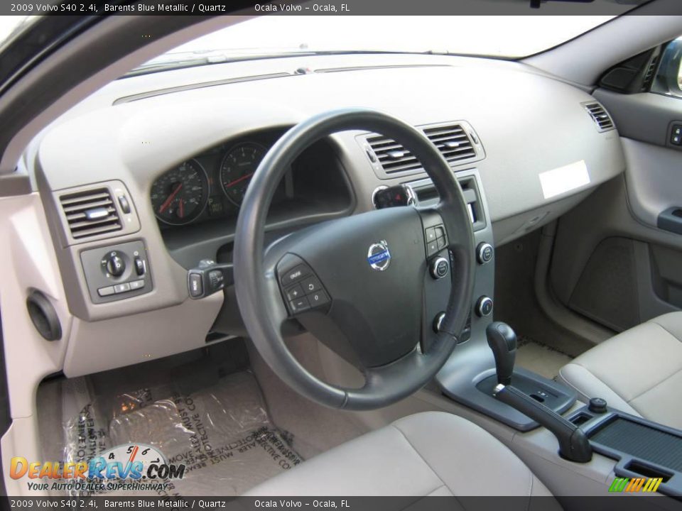 2009 Volvo S40 2.4i Barents Blue Metallic / Quartz Photo #18