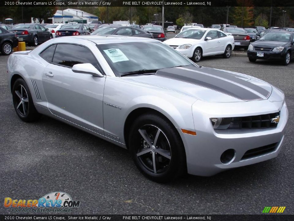 2010 Chevrolet Camaro LS Coupe Silver Ice Metallic / Gray Photo #3