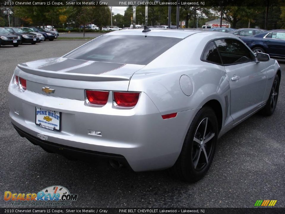 2010 Chevrolet Camaro LS Coupe Silver Ice Metallic / Gray Photo #7