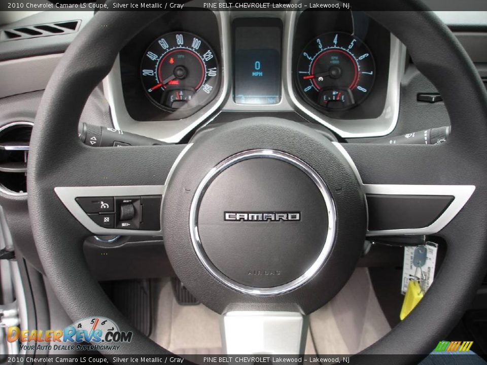 2010 Chevrolet Camaro LS Coupe Silver Ice Metallic / Gray Photo #18