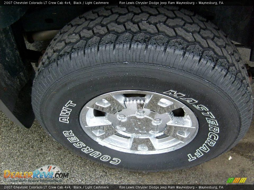 2007 Chevrolet Colorado LT Crew Cab 4x4 Black / Light Cashmere Photo #14