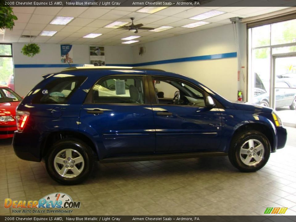 2008 Chevrolet Equinox LS AWD Navy Blue Metallic / Light Gray Photo #5