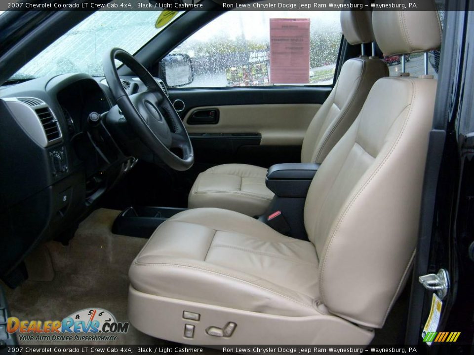 2007 Chevrolet Colorado LT Crew Cab 4x4 Black / Light Cashmere Photo #20