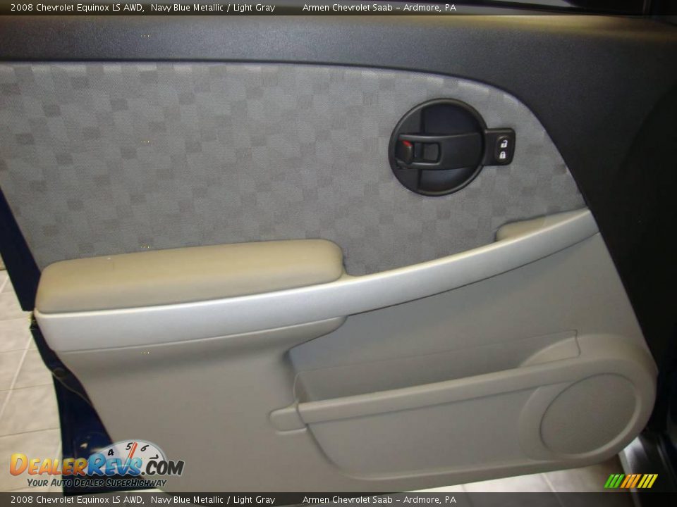 2008 Chevrolet Equinox LS AWD Navy Blue Metallic / Light Gray Photo #12