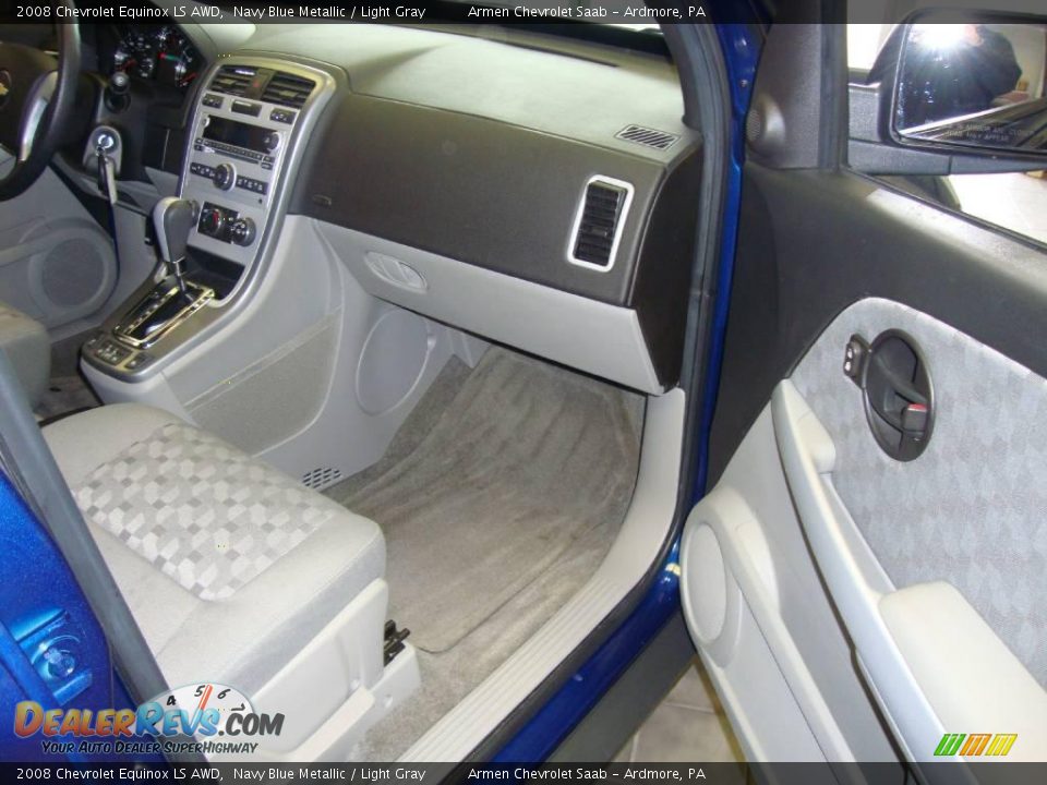 2008 Chevrolet Equinox LS AWD Navy Blue Metallic / Light Gray Photo #13