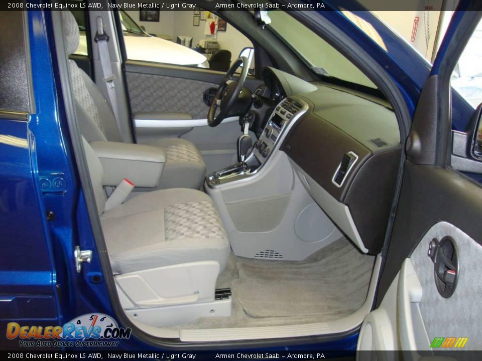 2008 Chevrolet Equinox LS AWD Navy Blue Metallic / Light Gray Photo #15