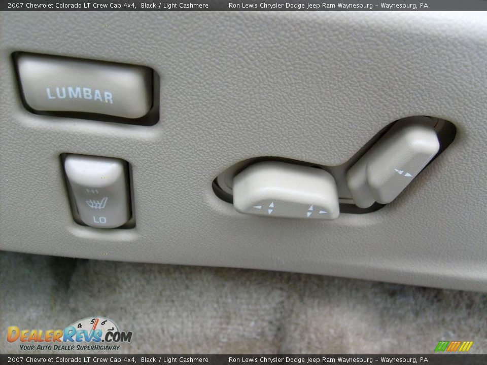 2007 Chevrolet Colorado LT Crew Cab 4x4 Black / Light Cashmere Photo #23