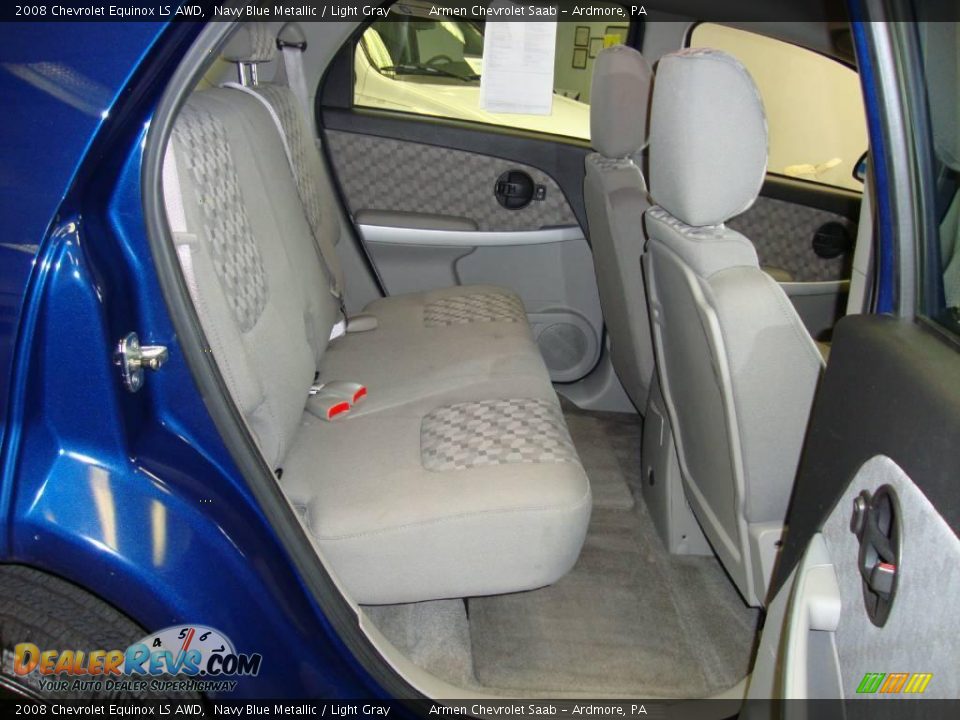 2008 Chevrolet Equinox LS AWD Navy Blue Metallic / Light Gray Photo #16