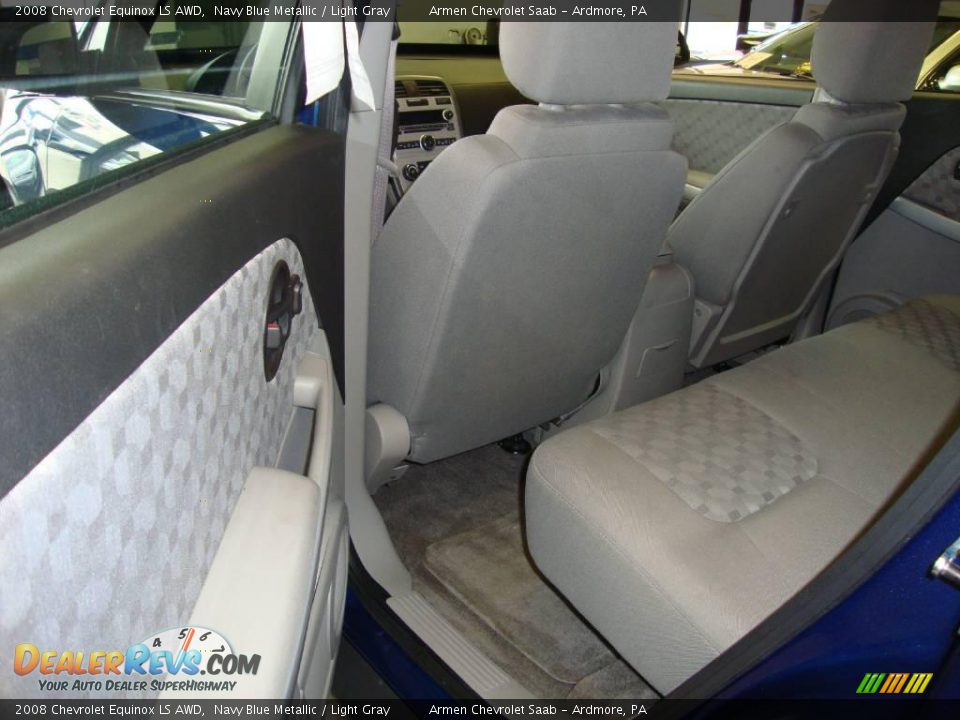 2008 Chevrolet Equinox LS AWD Navy Blue Metallic / Light Gray Photo #17