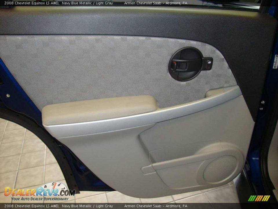 2008 Chevrolet Equinox LS AWD Navy Blue Metallic / Light Gray Photo #18