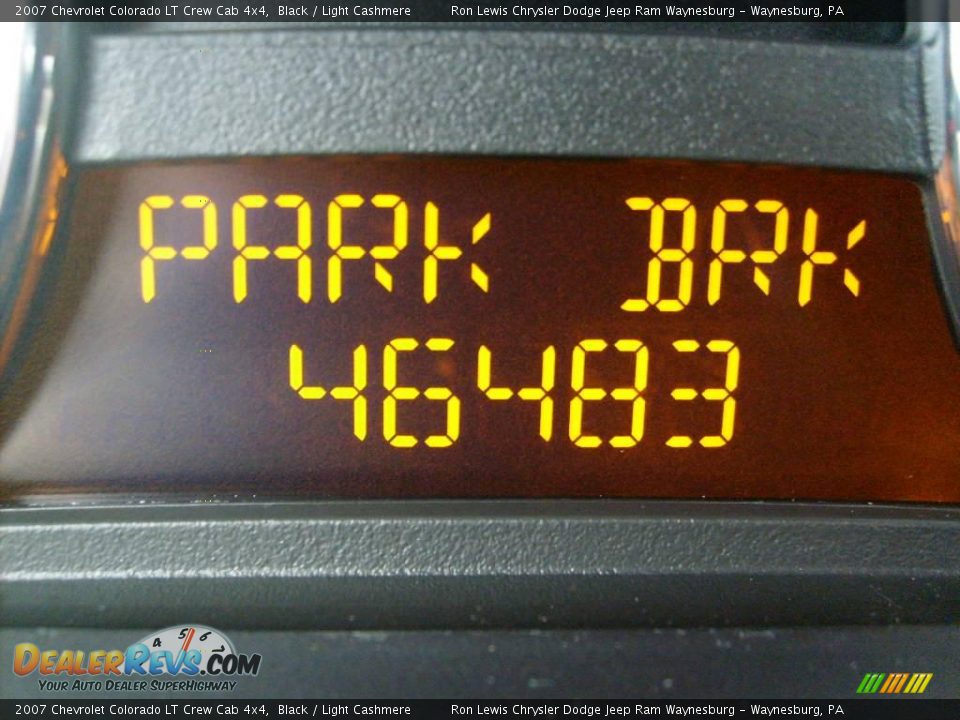 2007 Chevrolet Colorado LT Crew Cab 4x4 Black / Light Cashmere Photo #25