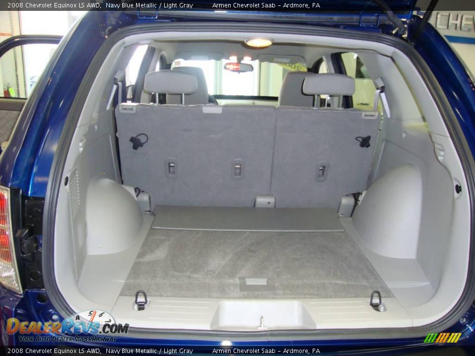 2008 Chevrolet Equinox LS AWD Navy Blue Metallic / Light Gray Photo #19