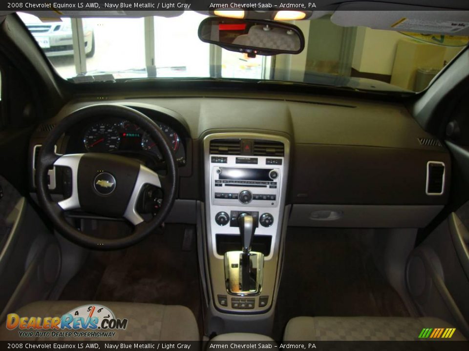 2008 Chevrolet Equinox LS AWD Navy Blue Metallic / Light Gray Photo #20