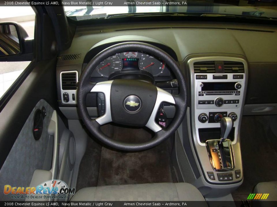 2008 Chevrolet Equinox LS AWD Navy Blue Metallic / Light Gray Photo #21