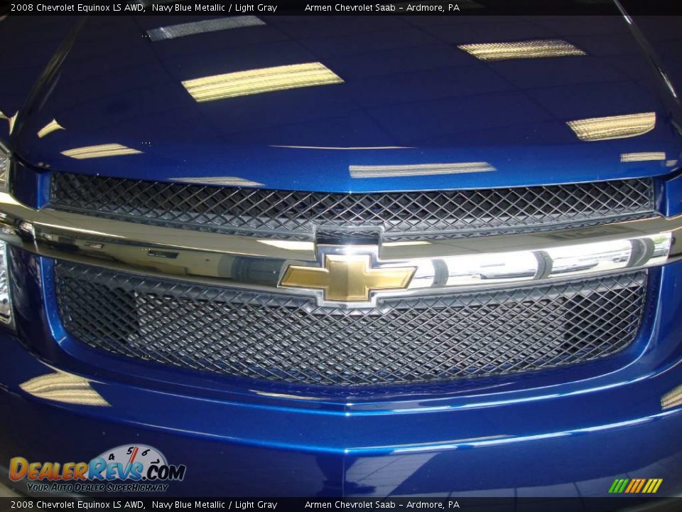 2008 Chevrolet Equinox LS AWD Navy Blue Metallic / Light Gray Photo #24
