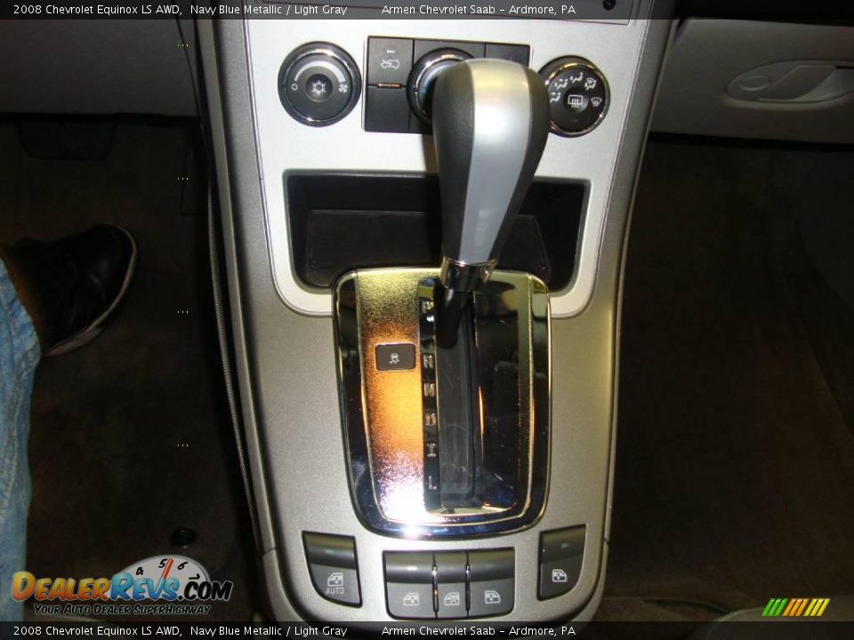 2008 Chevrolet Equinox LS AWD Navy Blue Metallic / Light Gray Photo #28