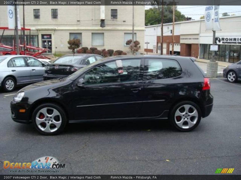 2007 Volkswagen GTI 2 Door Black Magic / Interlagos Plaid Cloth Photo #2